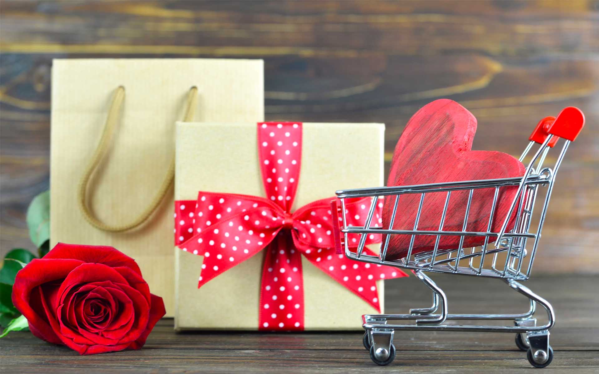 Valentines Day gift shopping