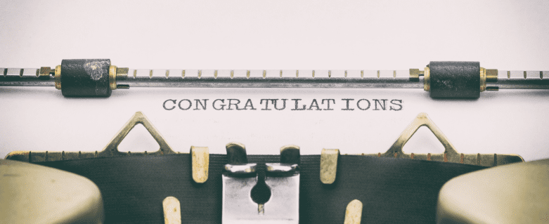 congratulations-typewriter